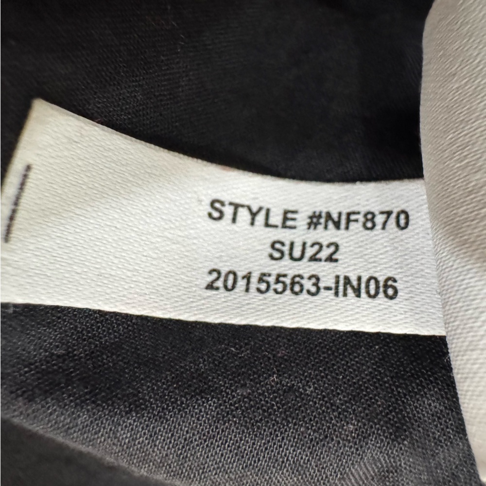 Madewell Seersucker Puff-Sleeve Cutout Mini Dress Black Women's XS NF870 - Picture 16 of 16
